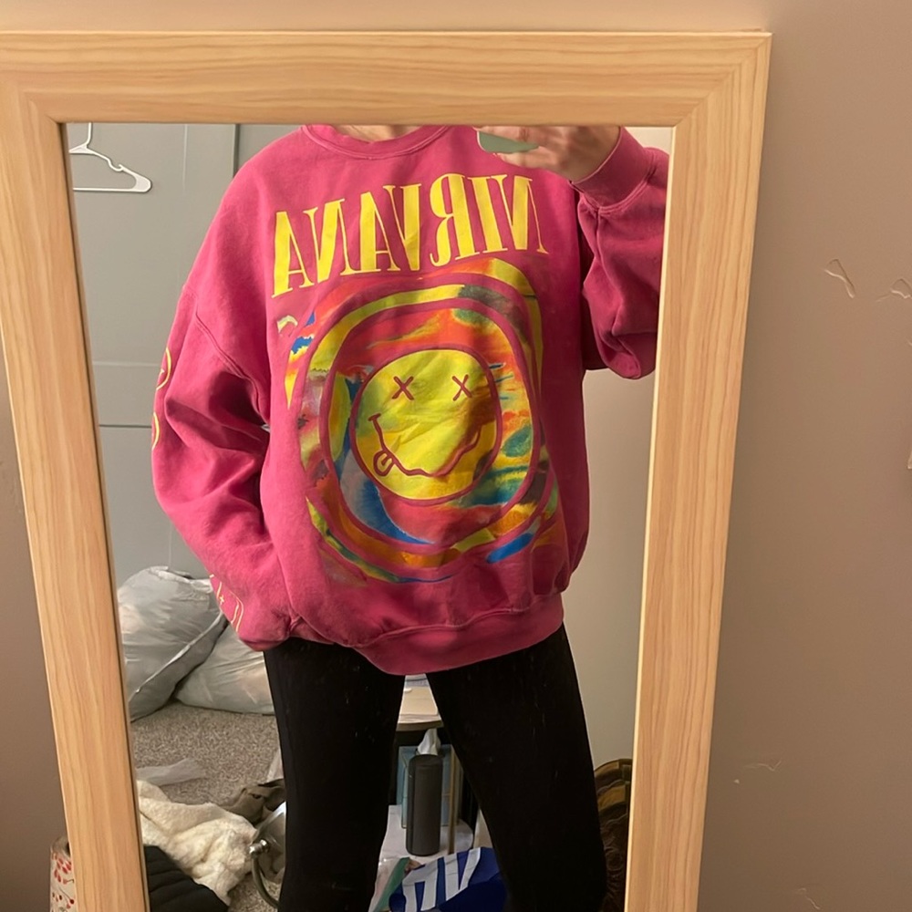 Pink Nirvana Crewneck!